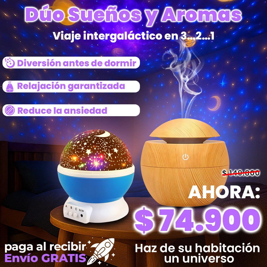 Lampara Galaxia + Humificador