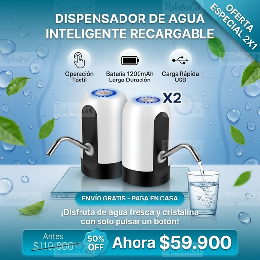 dispensador de agua 2x1