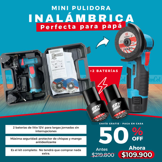 Mini pulidora inalámbrica