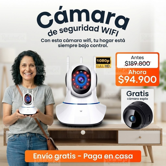 Cámara 3 antenas + Cámara Espía a9