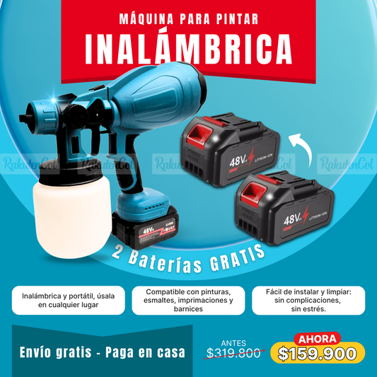 Maquina para pintar inalambrica
