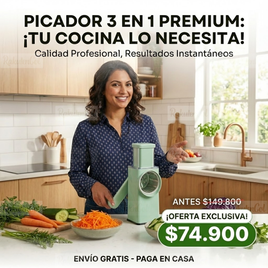 Picador 3 en 1 Premium cuadrado
