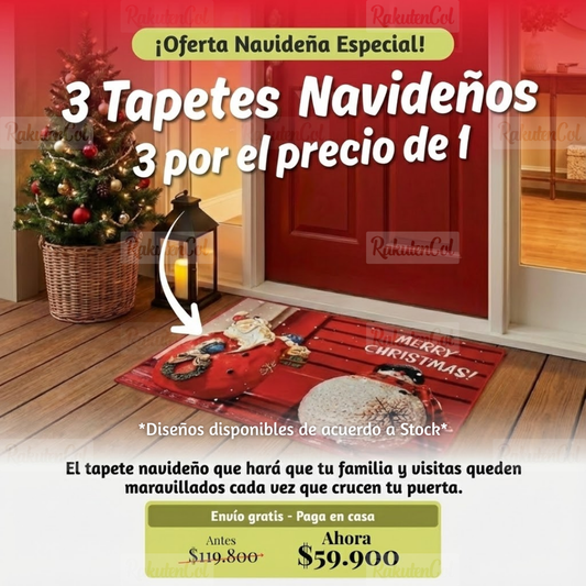 3 Tapetes Navideños