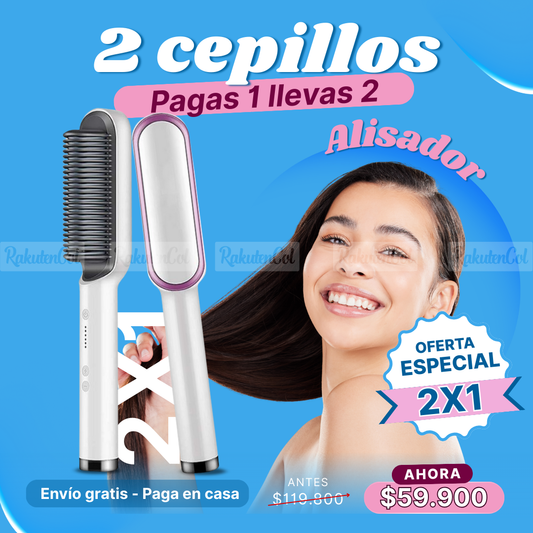 2x1 cepillo alisador