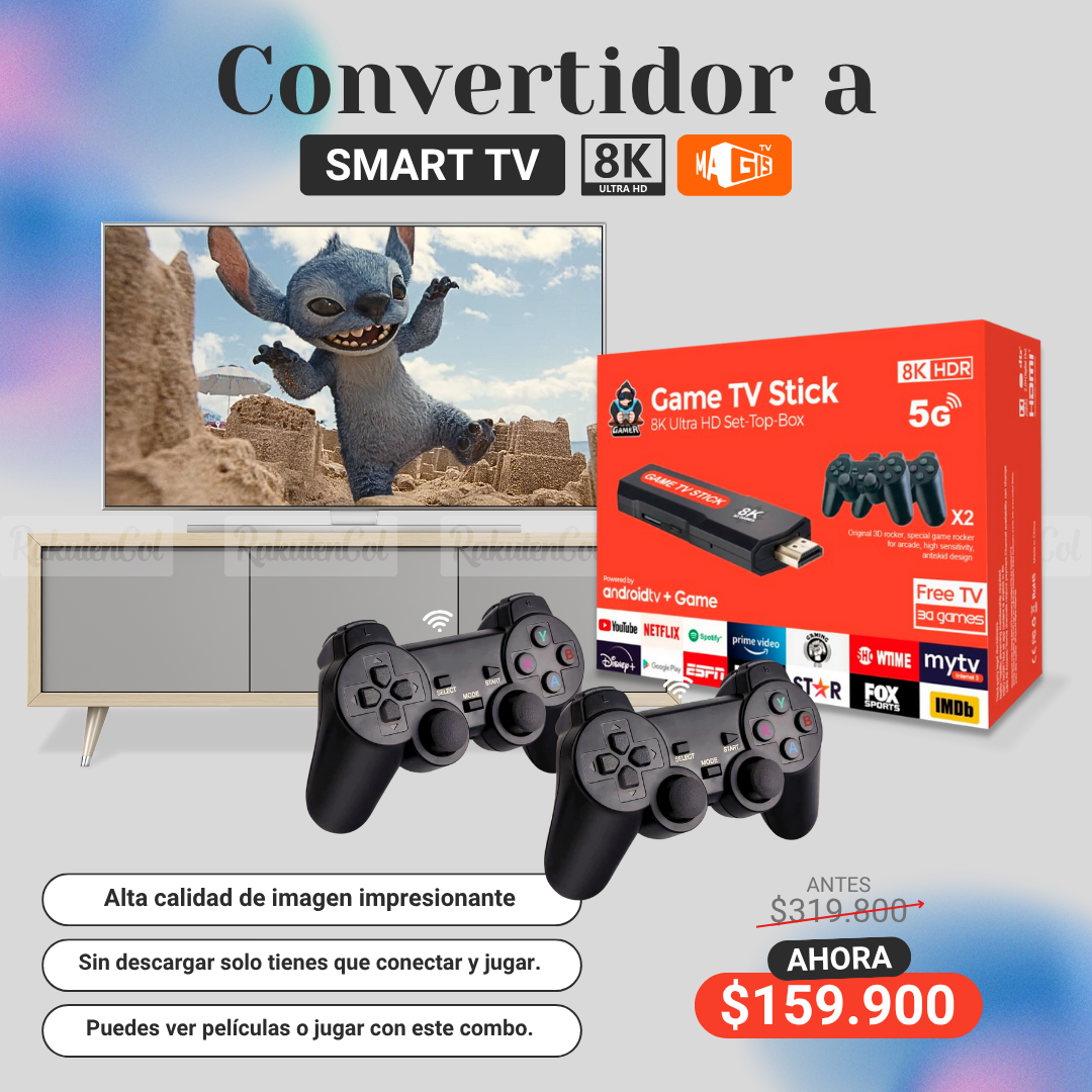 TV STREAMING 8k caja roja