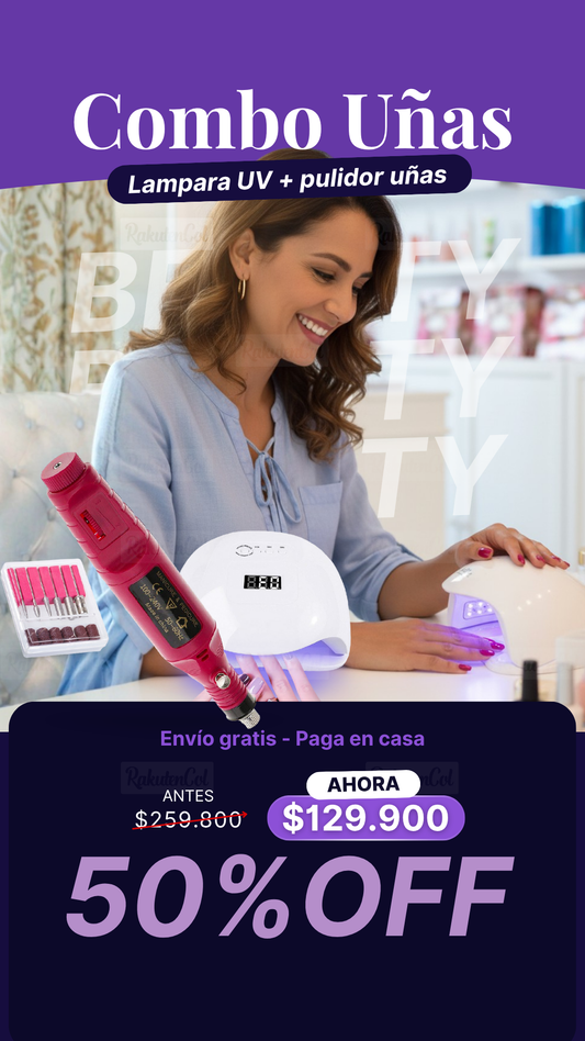 Kit Manicure Lampara de uñas mas pulidor