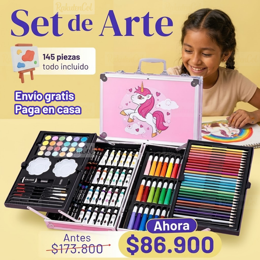 SET DE ARTE 145 PIEZAS