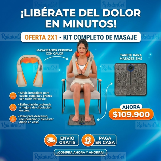 Masajeador  Cervical + Gimnasia Pies
