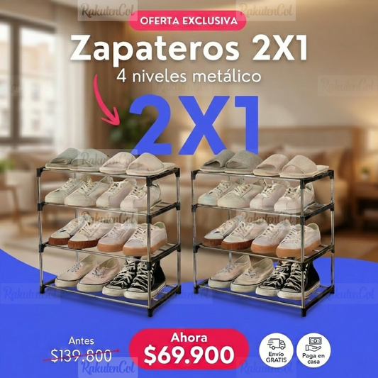 Zapatero 4 Niveles 2x1