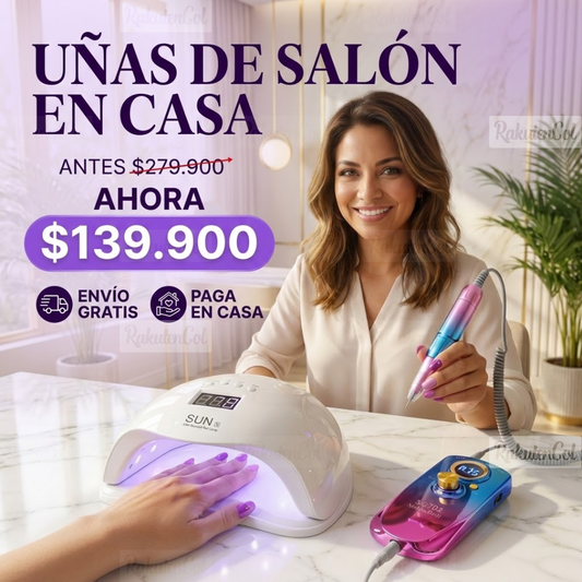 Lámpara UV para Uñas 72W + Pulidor