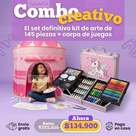 SET DE ARTE METALICO + CARPA INFANTIL
