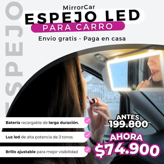 Espejo Led Carro