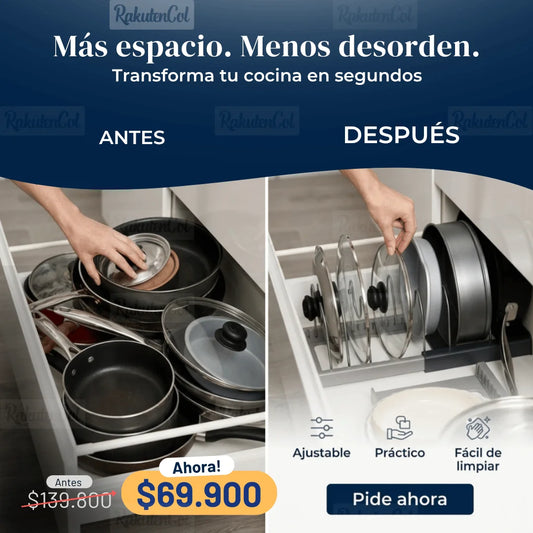 Organizador Ajustable Para Tapas