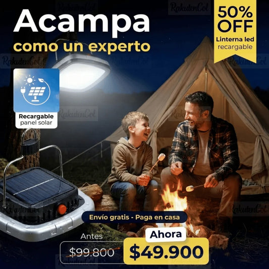 Lámpara Cuadrada Solar