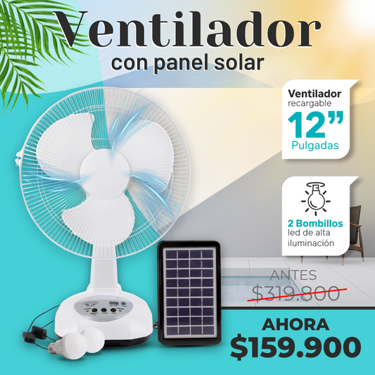 FI113 - Ventilador Panel Solar GD-8019