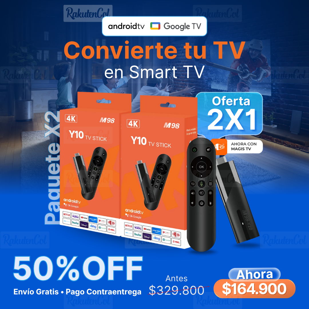 Tv stick Y10 caja naranja 2 por el precio de 1