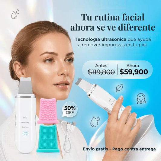 Paleta Ultrasónica Facial