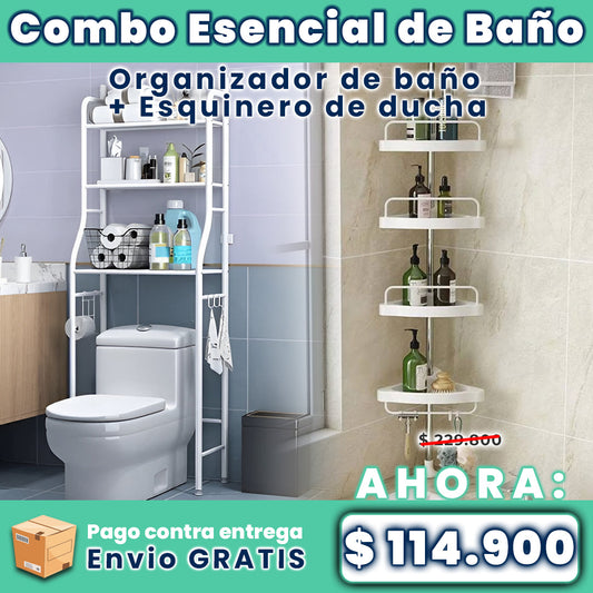 Organizador de baño + Esquinero