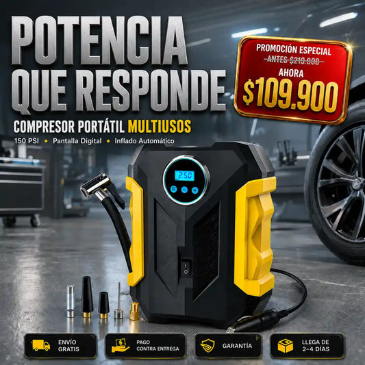 Compresor Portatil Multiusos