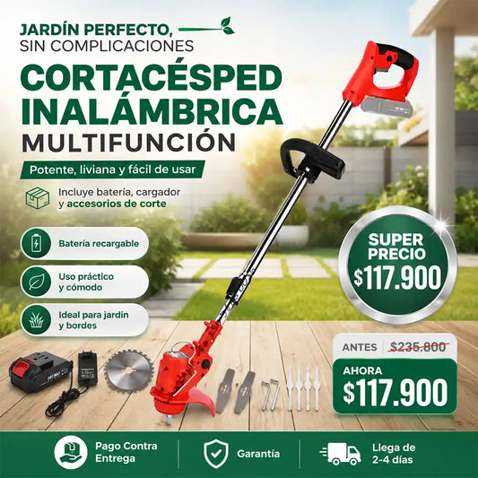 corta césped inalámbrica
