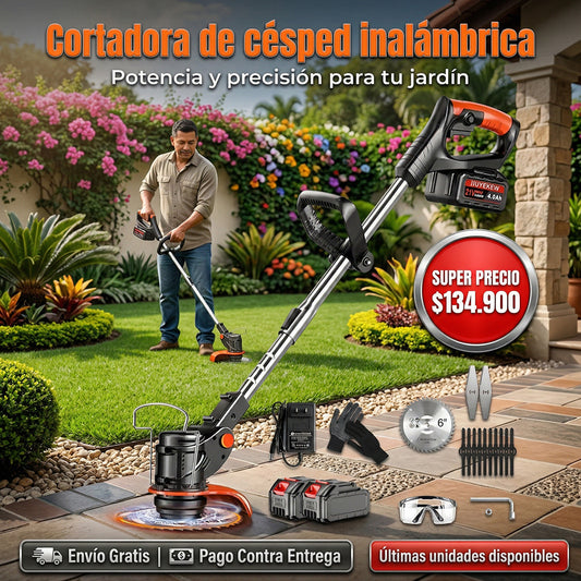 Cortadora de césped inalámbrica