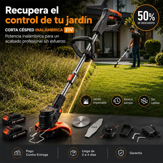 corta césped inalámbrica