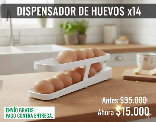 DISPENSADOR DE HUEVOS x 14
