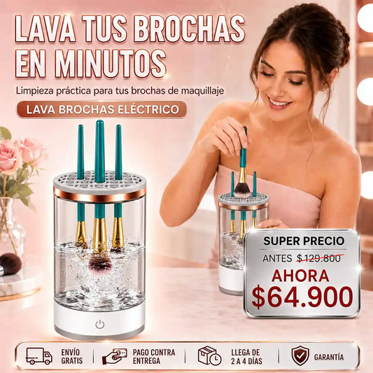 Lava Brochas Eléctrica
