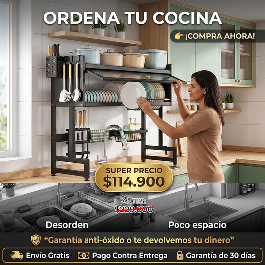 Organizador de loza 1 tapa