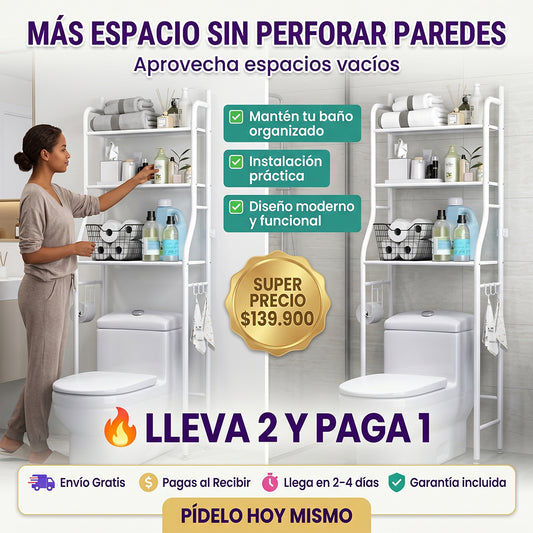 organizador de baño 2x1