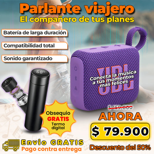 Parlante + Termo digital