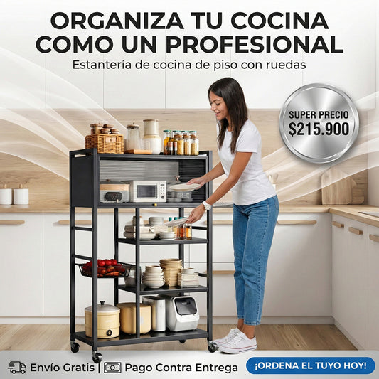 Platero Grande De Piso Para Cocina 80x120cm