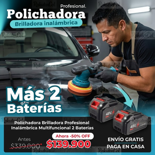 (F136) Polichadora Brilladora Inalámbrica