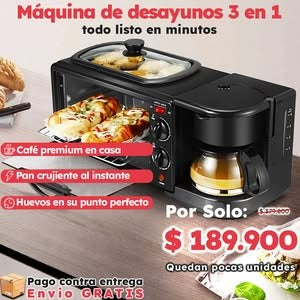 Maquina de Desayunos 3en1
