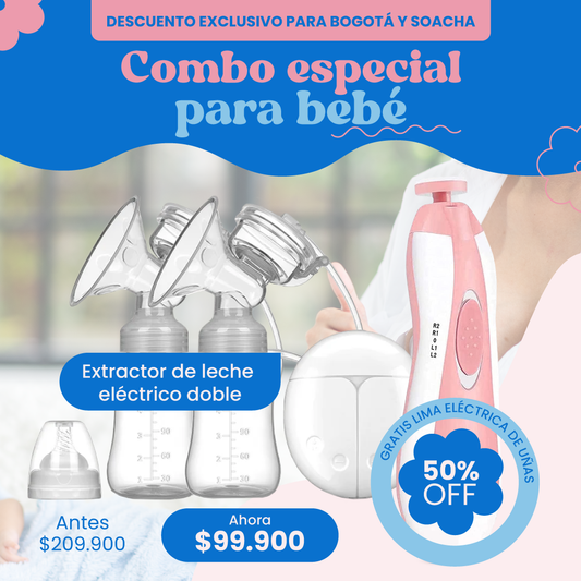 Combo: Extractor de leche + Pulidor uñas bebe (Bog)