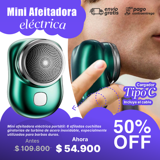 Mini Afeitadora Eléctrica - MINI SHAVER