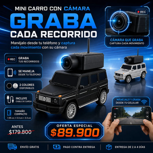 mini coche rc con cámara